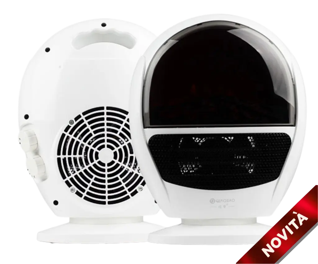 Camino Elettrico Portatile "Fiamma Viva" - Edizione Invernale