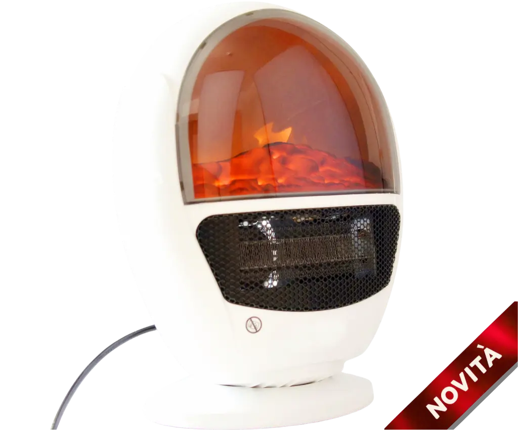 Camino Elettrico Portatile "Fiamma Viva" - Edizione Invernale